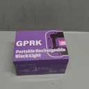 Rechargeable Black Light, Battery Powered Blacklight, Cordless 395nm Ultraviolet Flood Light for Neon Glow Party, Halloween, Body Painting, 2 Packs