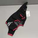 Dog Raincoat, Waterproof Dog Rain Jacket with Hood, Rain Coat with Leash Hole, Reflective Strap for Small Medium Dogs, Lightweight Puppy Clothes(Black,S) (S(Back Length12''))