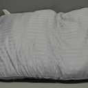 SLEEPDIARY Pillows Queen Size Set of 2,Hotel-Quality Bed Pillows with Zipper for Adjustable Loft, Machine Washable, Down Alternative Filling for Back, Side & Stomach Sleepers,Gray