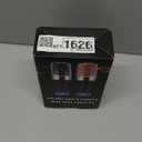 XinXu Gravity Electric Pepper and Salt Grinder Set, Adjustable Coarseness, with LED Light, One Hand Automatic Operation (Set/Black X)