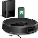 iRobot Roomba Max 705 Vac Robot Vacuum + AutoEmpty Dock - Extreme Power-Lifting Suction, Anti-Tangle Dual Rubber Brushes, Self-Empties, Recognizes and Avoids Obstacles, LiDAR Navigation (Black)