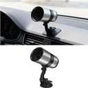 Car Heater, 12V 150W 2 in 1 Plugs into Cigarette Lighter Vehicle Windshield Defogger with Suction Holder, Automotive Interior Heater Defroster, Universal for SUV RV Truck