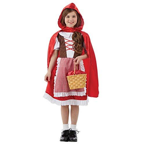 fun shack FNK4313L-US Girls Little Red Riding Hood Costume Childrens Fairytale Outfit - M
