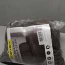 Leather Look Loveseat Recliner Covers Stay in Place 6-Piece Recliner Sofa Slipcover 2 Seater Reclining Couch Cover Furniture Protector Spandex Fabric Washable (Recliner Loveseat, Brown)