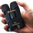 Binoculars for Adults | Compact Small Mini Travel Binocular for Bird Watching High Powered Electronics Cruise Ship Essentials Norwegian Alaska Must Haves Hiking Camping Gear by VULNESS (Black, 8X21)