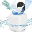Portable Washing Machine, Rechargeable Cordless Mini Washing Machine with 2000mAh, Charge 1 Time and Up to Use 10 Times, 5L Portable Washer Machine for Baby Clothing, Underwear, Camping, RV Travel (Medium)