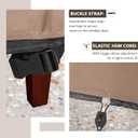 ULTCOVER Waterproof Patio Lounge Chair Cover Heavy Duty Outdoor Chaise Lounge Covers - 72L x 28W x 30H inch