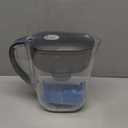 Brita Small 6 Cup Water Filter Pitcher, 1 BritaPlus Filter, Metro, Black 