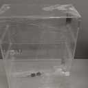 Locking Display Case, Showcase Display Cabinet, 3-Tier Acrylic Display Case with Lock Key, Clear Countertop Display Cabinet with Shelves for Retail Store Collectibles Figures(11.8x5.9x15.7 inch)