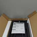 Standing Desk Converter Height Adjustable,Keyboard Riser for Stand Up Desk Riser, Easy Lift Height Converter Computer Workstations Home Office Study Room Portable Small Table Black Size 23.6 Inch D