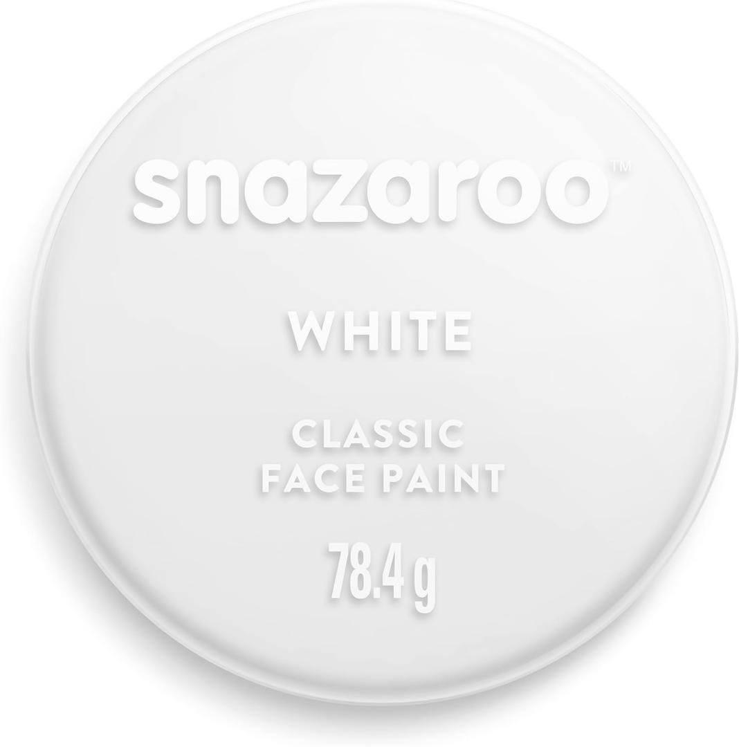 Snazaroo Classic Face and Body Paint, 78.3g (2.76-oz) Pot, White