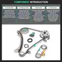 Timing Chain Kit For 2002-2011 For Toyota Camry,2009-2010 For Toyota Corolla,2001-2007 For Toyota Highlander,2009-2013 For Toyota Matrix,2001-2008 For Toyota RAV4,2002-2008 For Toyota Solara
