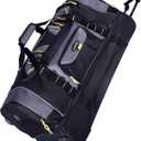 TPRC Sierra Madre Duffel Bag, Black, 36" Rolling