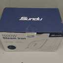 Burst steam Iron for Clothes - 1500W Iron with Ceramic Coated Soleplate, Rapid Heating, Self-Cleaning, Auto-Off, 11.84oz Water Tank, Precise Thermostat, Home Use Green