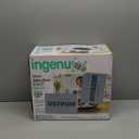 Ingenuity Baby Base 2-in-1 Booster Feeding and Floor Seat with Self-Storing Tray - Slate
