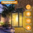 CYHKEE 2 Pack Solar Wall Lights Outdoor Waterproof with 3 Lighting Modes & Motion Sensor, Dusk to Dawn Exterior Porch Light fixtures, Solar Wall Lantern Fixture for Garage Porch Yard Front Door