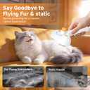 Pet Steam Brush for Dog & Cat  3-in-1 Spray Hair Removal Comb for Shedding & Grooming, Softens Fur & Reduces Static  Water Brush for Long & Short Coats, Bath-Hating Pets, Includes Waterless Shampoo (7.8-shampoo)