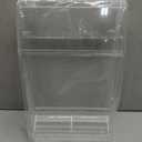 Barydat 2 Pieces Outdoor Brochure Holder with Business Card Holder Waterproof Wall Mount Literature Box Pamphlet Box Acrylic Brochure Organizer for Pamphlet Map Menu 8.75x11.75x2.25 Inch