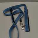 Fida 4 FT Heavy Duty Dog Leash with 2 Comfortable Padded Handles, Traffic Handle & Advanced Easy Snap Hook, Reflective Walking Lead for Large, Medium & Small Breed Dogs, Blue, 4 Feet (Pack of 1)