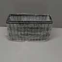 Sinnsally 2 Pack Cabinet Door Organizer,Self Adhesive Lid Organizers Inside Cabinet Storage Boxes,Hanging Storage Basket Organizer Wall Mounted Pantry Caddy Cup Holder for Kitchen,Fridge,Bathroom