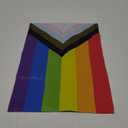 Progress Pride Rainbow Garden Flags - Inclusive Progress Yard Small Flag 12.5x18 Inch for LGBTQ Lesbian Gay Transgender