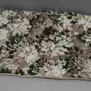 Yangest Neutral Floral Pillow Cover 12 x 20 Inches, Vintage Chenille Rectangle Throw Pillow Cover Soft Decorative Farmhouse Accent Couch Pillow Cover for Living Room Bedroom, Green
