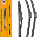 AUTOBOO 26"+17" Windshield Wipers with 14" Rear Wiper Blade Replacement for Subaru Forester 2019 2020 2021 2022 2023 2024 -Original Factory Quality (Pack of 3)