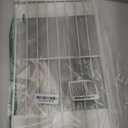 ROLIZOE Magnetic Multi-Purpose Organizer Shelf – Space-Saving Side Storage for Washing Machine, Fridge & Bathroom, Folding Towel Rack for Laundry Room & Camper Sink Area – White