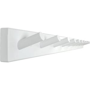 WEBI Coat Rack Wall Mounted, 10 Hooks, 38'' Long Coat Hanger Wall Mount, Wood Peg Rail Hat Hooks for Hanging Caps, Jacket, Clothes, Coats, White