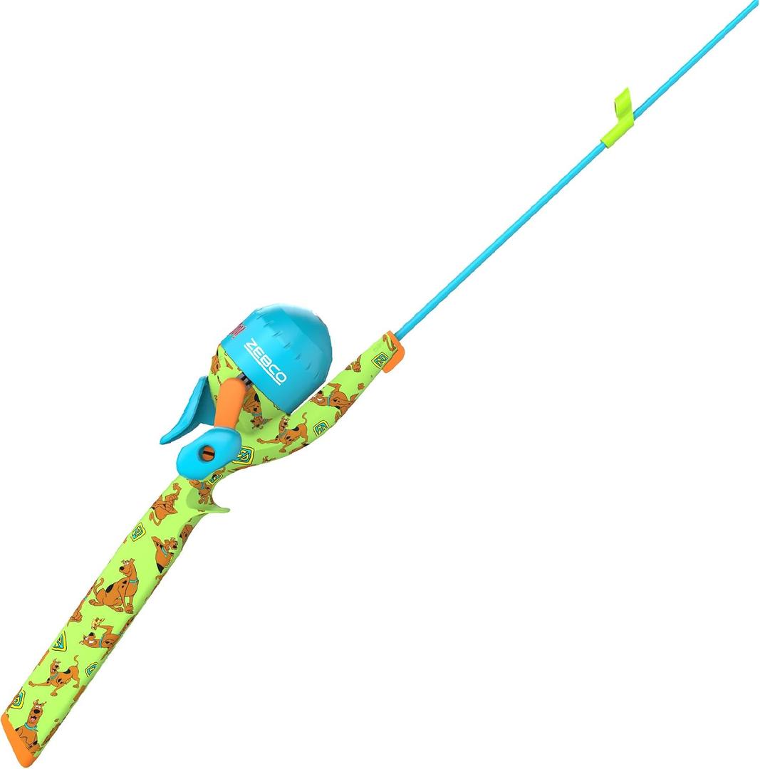 Zebco Youth Floating Spincast Reel and Fishing Rod Combo, Pre-Spooled with 6-Pound Cajun Line, 29"