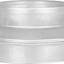 Duct Reducter 10 to 8 Air Ducting Reducer Increaser Air Duct Adapter or Round Metal Pipe Reducer for Bathroom Kitchen Ventilation Systems (Silver)