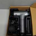 Massage Device, Muscle Massage Device for Athletes Handheld Electric Deep Tissue Back Massager, Percussion Massage Device for Pain Relief with 30 Speed Levels 9 Heads (Grey)