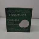 FOCUSLINE Silver Plastic Plates Set of 60, Disposable Plates with Silver Rim 30 Dinner Plates 10" and 30 Salad Dessert Appetizer Plate 7", Elegant Fancy Heavy Duty Wedding Party Plates