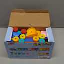 Learning Toy for Toddlers 1 2 3 Years Old, Counting, Matching & Sorting Montessori Learning Farm Train Including 9 Farm Animals and 1 Farmer, Easter Christmas Birthday Gift for Baby Boys Girls