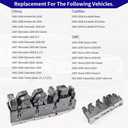 Power Window Master Switch Driver Side – Fit for 2003-2007 Chevy Silverado, GMC Sierra, Escalade – Replace# 15883323, DWS-220 – Exact Fit for 8+ GM Models