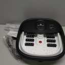 Collapsible Foot Spa Bath with Heat and Massage Rollers, 10-in-1 Foot Spa Pedicure Kit, Bubble, Red Light, Water Jets, Feet Soaking Tub for Stress Relief & Soft Feet, Gift for Mom and Dad