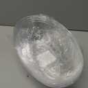 PLASTICPRO Disposable Oval Serving Bowls, Party Snack or Salad Bowl, 64-Ounce, Plastic Crystal Clear Pack of 4