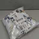 MYSKY HOME Floral Blackout Curtains 63 Inch Long Living Room Bedroom Curtains Thermal Insulated Curtains Room Darkening Curtains Printed Flower Leaf Window Treatments, 2 Panels, Yellow and Blue