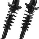 KUSATEC 172599L 172599R Rear Pair Complete Struts Shock Absorber Assemblies fit for 2009-2013 Toyota Corolla Matrix; 2009-2010 Pontiac Vibe, Driver Passenger Side