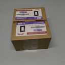 2 x ThunderWay Decorator Light Switch or Receptacle Outlet Wall Plate, Gloss Finish, Size 1-Gang 4.48" x 2.71", Unbreakable Polycarbonate Thermoplastic, UL Listed, Black