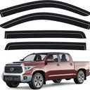 Outside-Mount Window Visors Rain Guards for Toyota Tundra 2007-2021, 4pcs