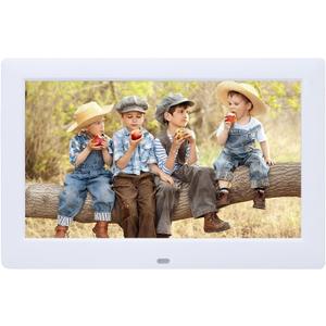 10 INCH Digital Picture Frame,Digital Photo Frames,Photo Video Player with Remote Control,Support Background Music,Multi-Slideshow,4 Windows Display