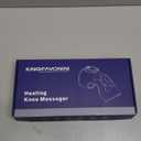 KingPavonini Cordless Knee Massager for Pain Relief, Newly 4 Motors Vibration, 5 Heat Levels, 6 Massage Modes, Knee Heating Pad for Knee Pain, Heated Knee Massager Brace, Gifts for Mom Dad (Blue 1.0)