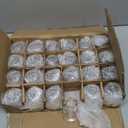 24 Pcs Candlestick Holders Glass Clear Taper Candle Holders 2.2" High Candle Stick for Wedding Centerpieces Decor Party Supplies