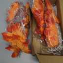 Timer&3 Pack-30Ft Fall Garland Thanksgiving Decorations for Home, 60LED Thanksgiving Lights Patented Realistic Maples Leaf Garland Battery Operated Waterproof Indoor Outdoor Christmas Halloween Decor