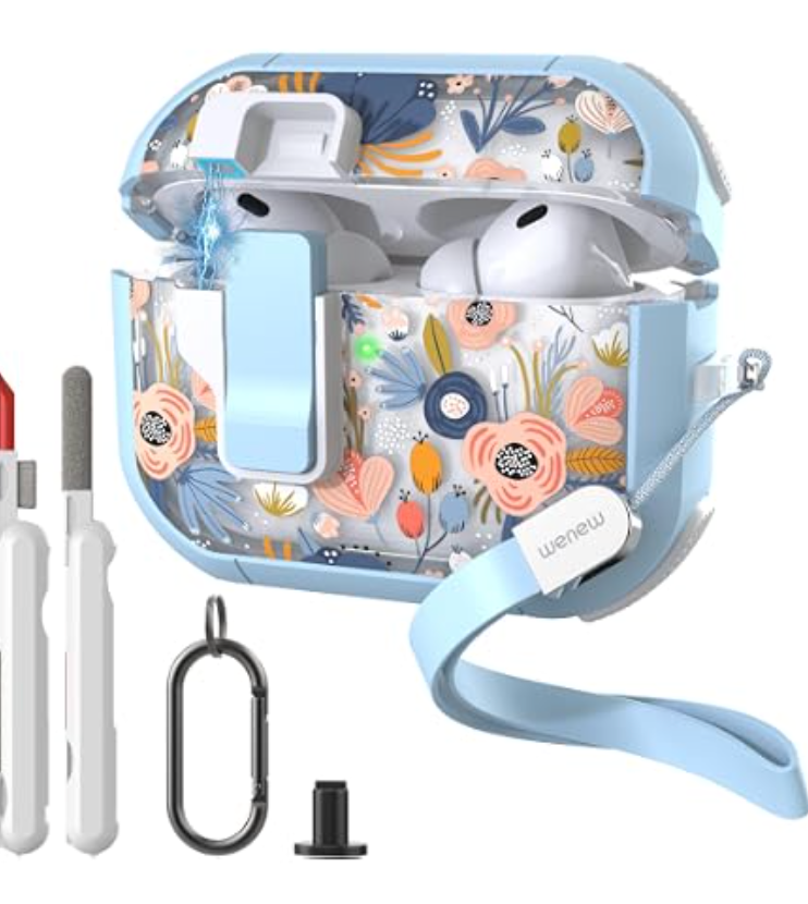  Case Compatible with AirPod 4 Generation, Clear Soft TPU Transparent Protective Case