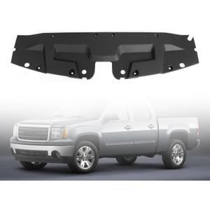 Upper Radiator Support Cover Compatible with 2007 2008 2009 2010 2011 2012 2013 GM-C Sierra 1500 2500 HD 3500 HD Replacement for 22737377, GM1224126 Plastic
