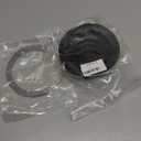 1 pc Black Shifter Boot Small Round Boot-5 1/2" Diameter Includes Trim Ring and mounting Screws