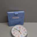Wall Clock for Kids Learning to Tell Time Easily Non Ticking Battery Operated Kids Teaching Clock Silent Colorful Teaching Time Clock Decorative for Kids Room Classroom School (8 Inch)