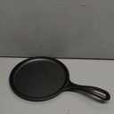 Lodge Cast Iron Griddle  8 Inch Round Pre-Seasoned Griddle Pan for Pancakes, Tortillas, and More  Induction, Grill, Oven & Campfire Compatible  Made in USA, Non-Toxic, PFAS-Free